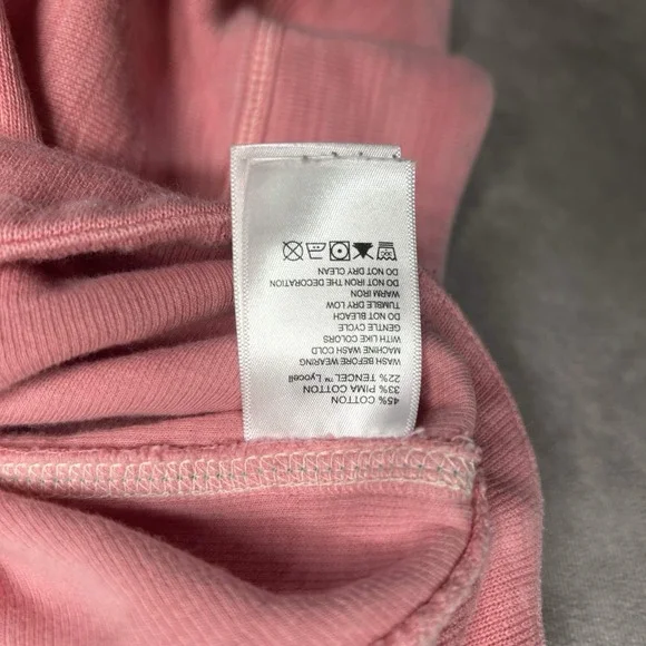 Tommy Bahama Womens M Pink Tobago Bay Half Zip Short Sleeve Pima Dress Resort - Picture 5 of 7